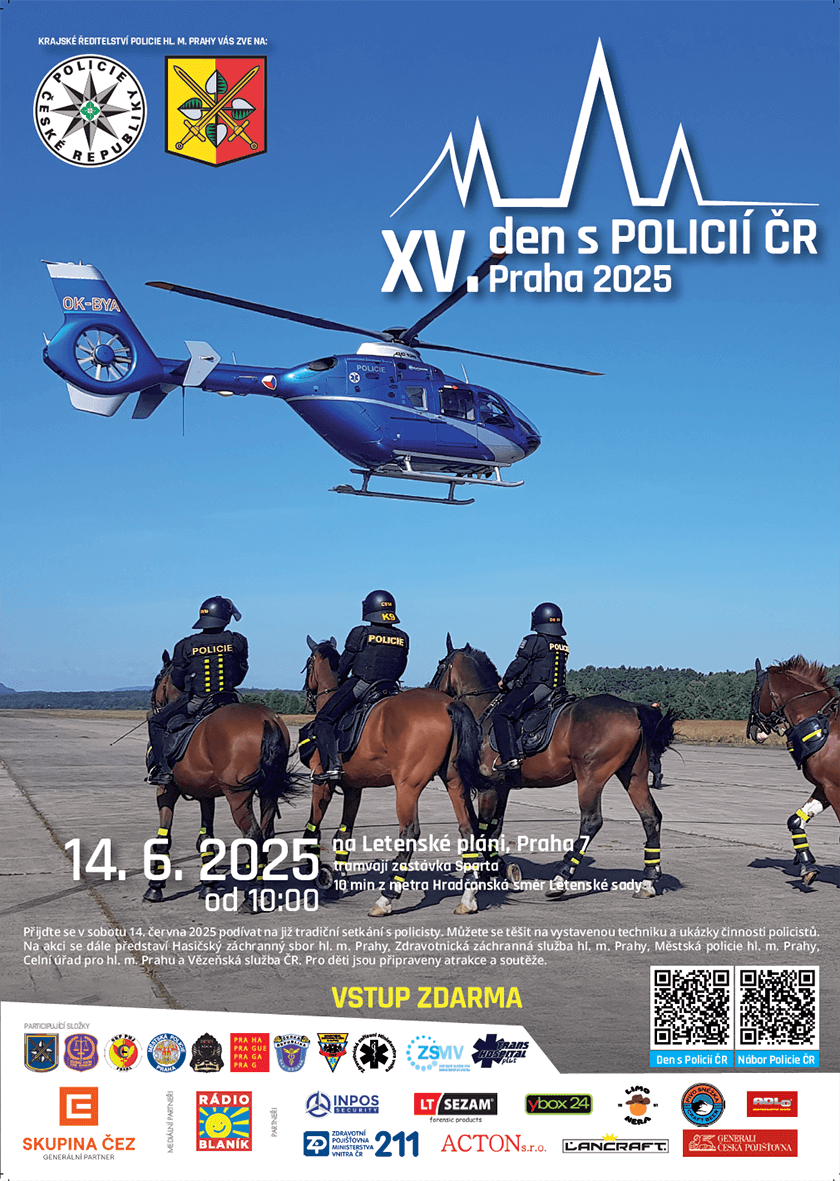 Den s Policií Praha - plakát 1 Den s Policií ČR plakát 1