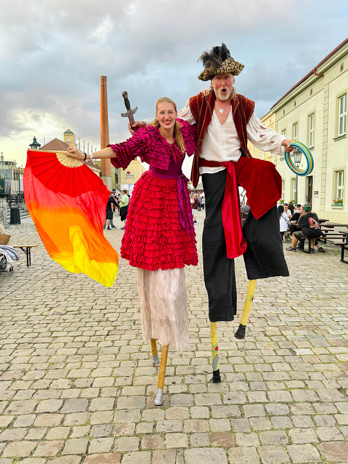 Chůdař chůdaři event Plzeň 2 2025
