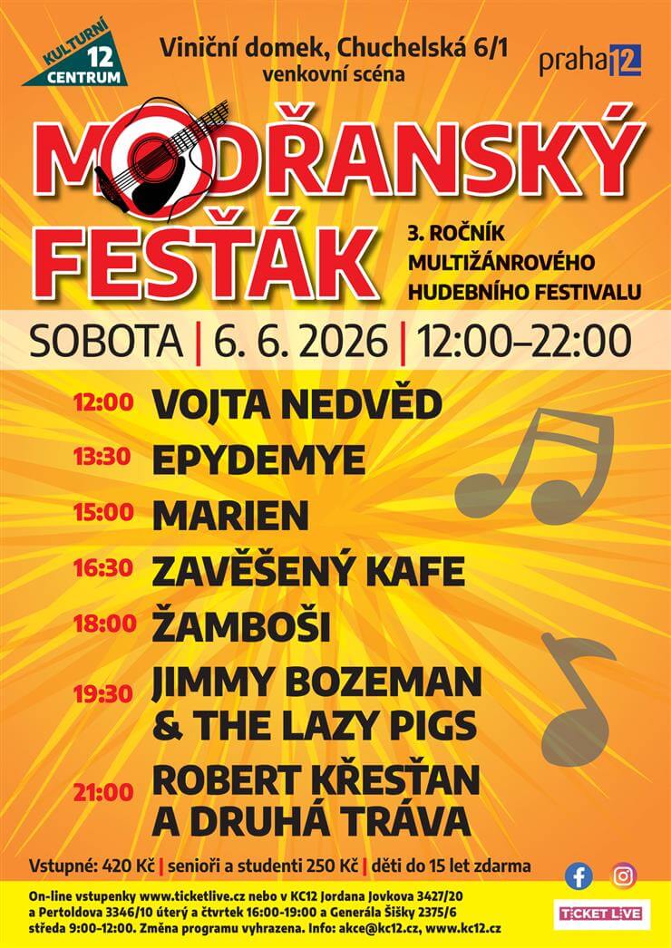 Žamboch Jan a Žamboši - Modřandský fesťák 1 2026