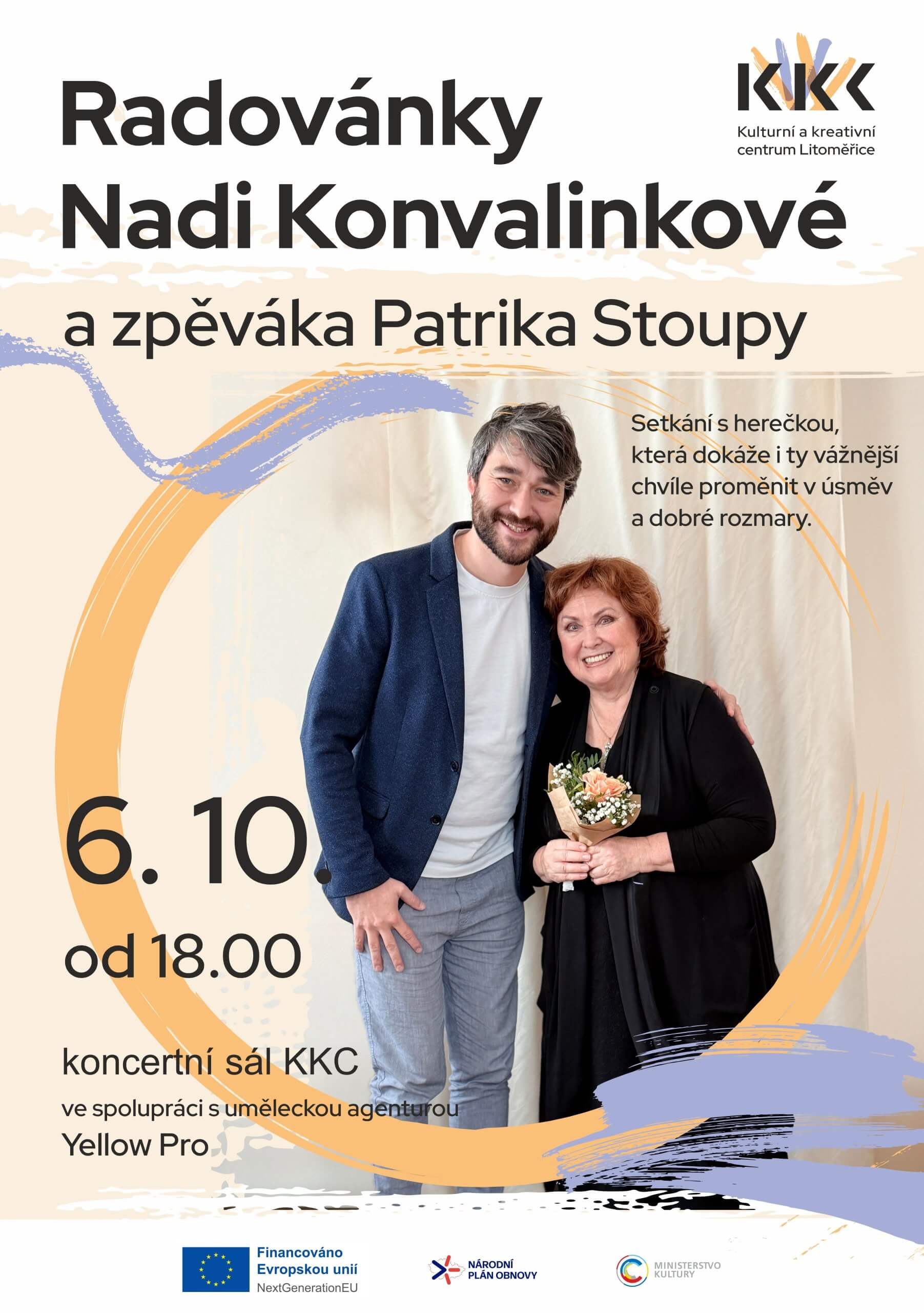 A2 Naďa Konvalinková Naďa Konvalinková a Patrik Stoupa – Radovánky v Litoměřicích 2026